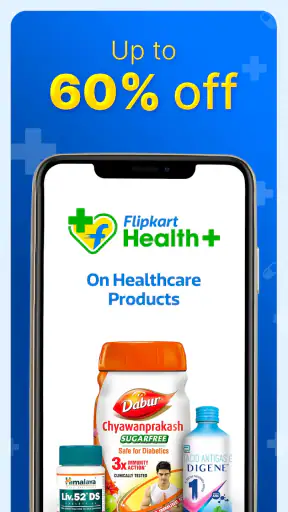 Flipkart Health+ Medicine App screenshot