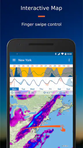 Flowx: Weather Map Forecast screenshot