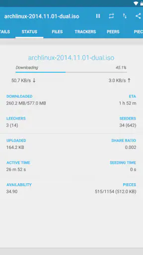 Flud - Torrent Downloader screenshot
