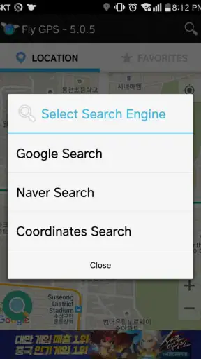 Fly GPS-Location fake/Fake GPS screenshot