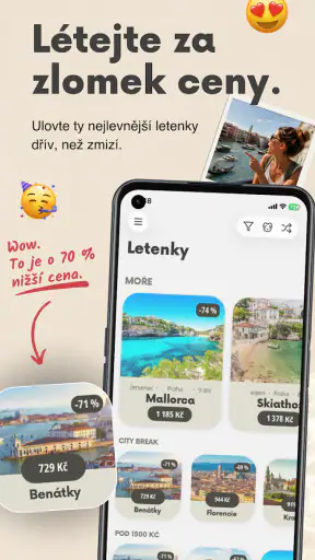 FlyAway: nejlevnější letenky screenshot