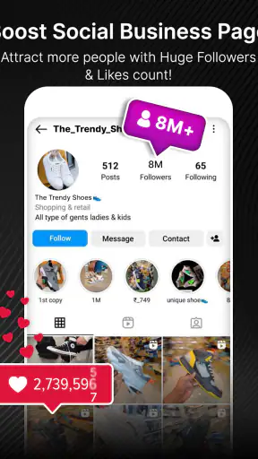 Follower Plus, Likes & Views screenshot