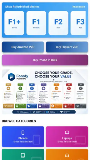 Fonofy Partners-B2B Mobile screenshot