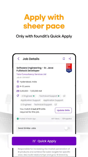 foundit (Monster) Job Search screenshot
