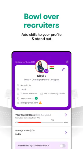 foundit (Monster) Job Search screenshot