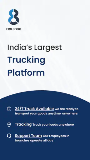 FR8 Truck Booking App screenshot