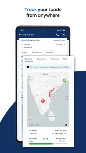 FR8 Truck Booking App screenshot