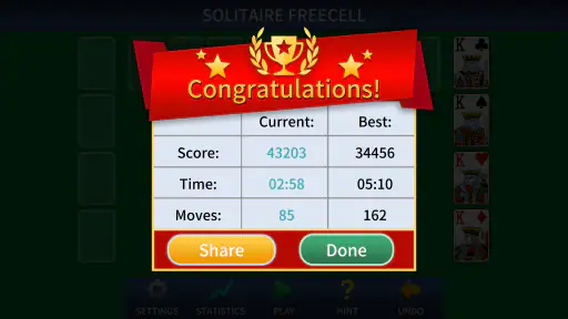 FreeCell Solitaire Classic screenshot