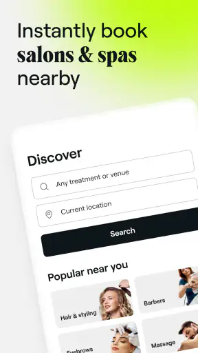 Fresha for customers screenshot