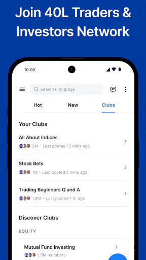FrontPage: Discuss Stocks, F&O screenshot
