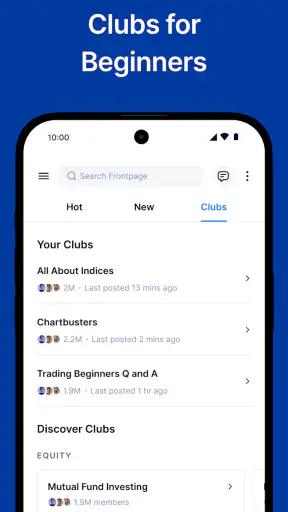 FrontPage: Discuss Stocks, F&O screenshot