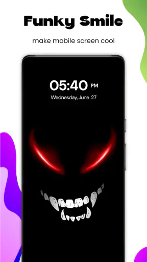 Funky Smiles Live Wallpaper screenshot