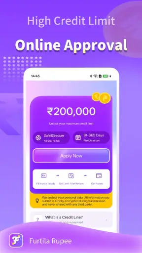 Furtila Rupee-Credit Line screenshot