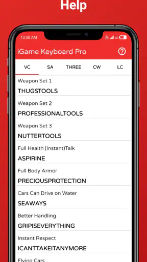 Game Keyboard Pro apply cheats screenshot