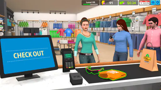 Garments Shop - Simulator Game screenshot