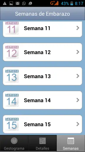 Gestograma - Embarazo Facemamá screenshot