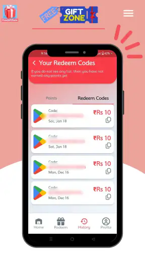 Get Redeem Code - FreeGiftZone screenshot