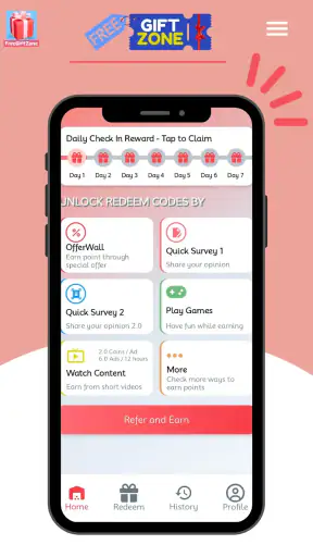 Get Redeem Code - FreeGiftZone screenshot