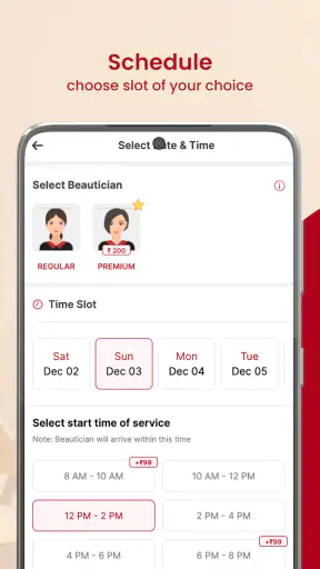 GetLook Salon at Home Services screenshot
