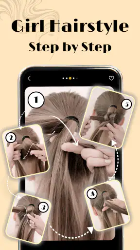 Girls Hairstyles step by step screenshot