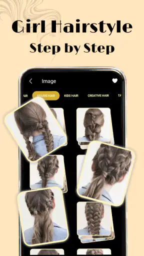 Girls Hairstyles step by step screenshot