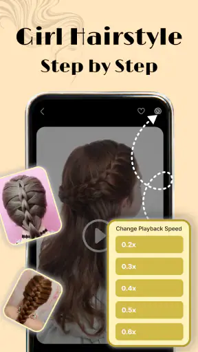 Girls Hairstyles step by step screenshot