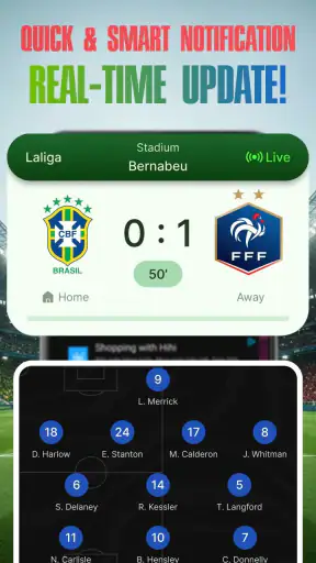 GoalLive: World Cup Live Score screenshot