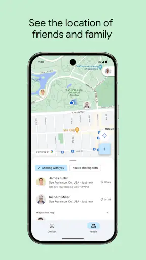Google का Find Hub ऐप्लिकेशन screenshot