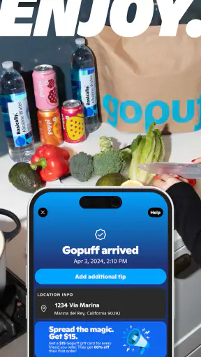 Gopuff—Alcohol & Food Delivery screenshot