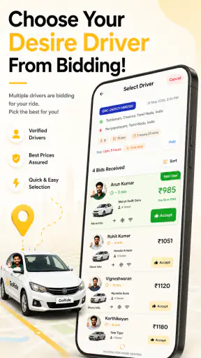 GoRide: Cab, Bike Taxi & Pool screenshot