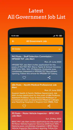 Government job -Sarkari Naukri screenshot