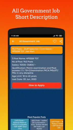Government job -Sarkari Naukri screenshot