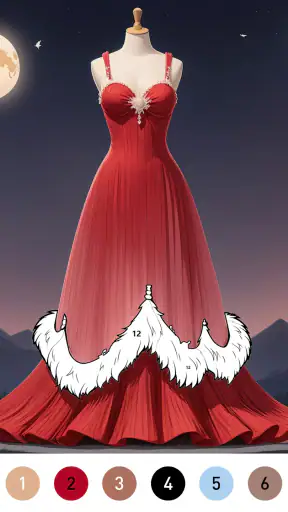 Gown Color -  कलर बाय नंबर screenshot
