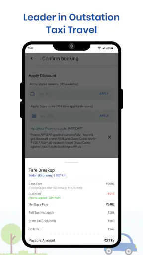 Gozo Cabs - Travel all India screenshot