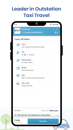 Gozo Cabs - Travel all India screenshot