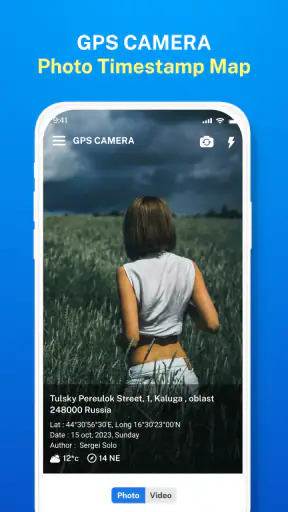 GPS Camera - Timestamp Photo screenshot
