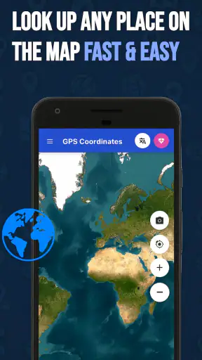 GPS Coordinates Tracker screenshot