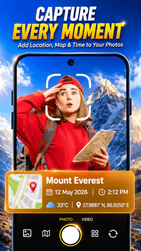 GPS Map Camera, Photo Stamp screenshot