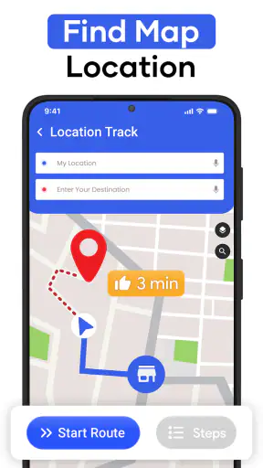 GPS पथ प्रदर्शन और नक्शा दिशा screenshot