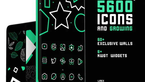 GreenLine Icon Pack : LineX screenshot