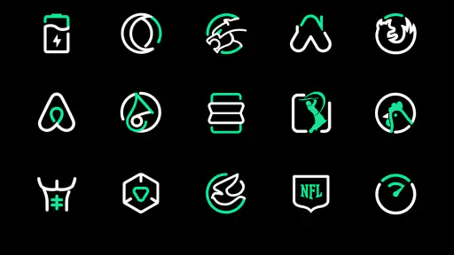 GreenLine Icon Pack : LineX screenshot