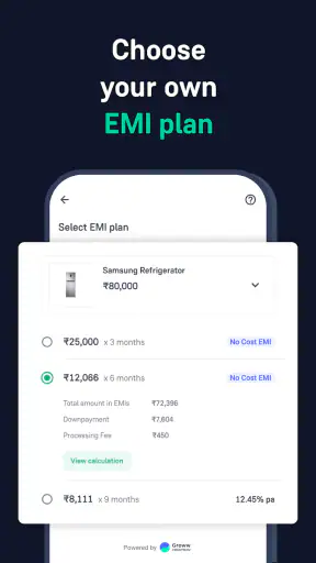 Groww Credit: Instant Loan App screenshot