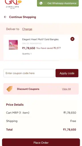 GRT Jewellers Online Shopping screenshot