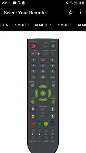 GTPL Remote Control Mobile App screenshot