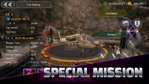 GUNSHIP BATTLE: Helicopter 3D screenshot
