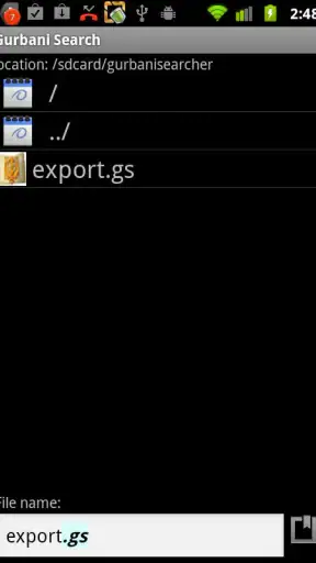 Gurbani Searcher screenshot