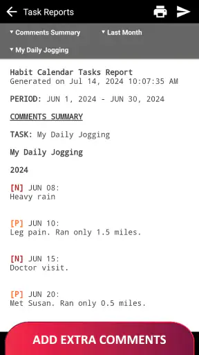 Habit Calendar: Habits Tracker screenshot