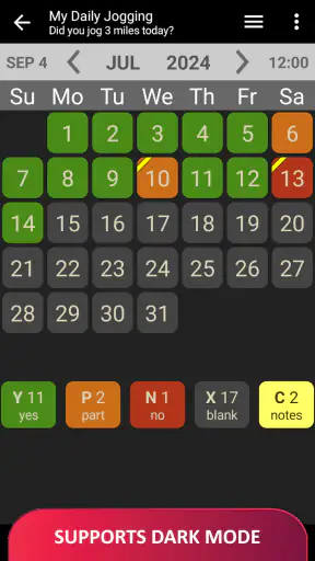 Habit Calendar: Habits Tracker screenshot