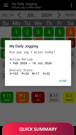Habit Calendar: Habits Tracker screenshot