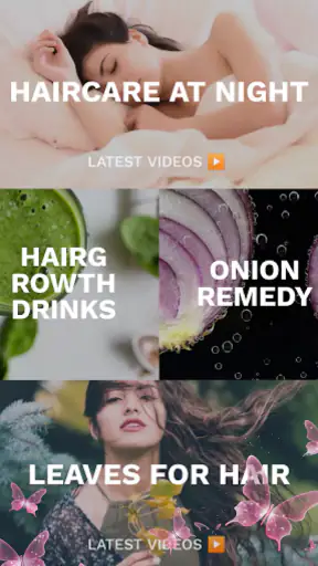 Hair care routine screenshot